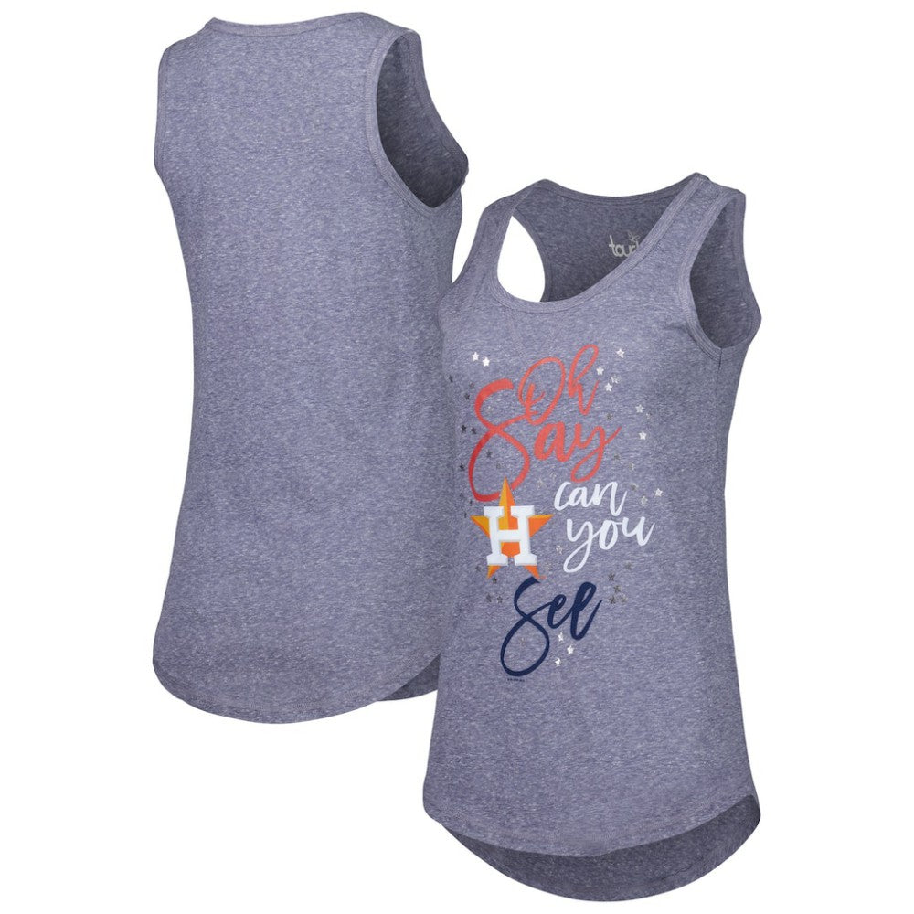 Houston Astros Touch Women's Americana Tri-Blend Racerback Tank Top Near Me