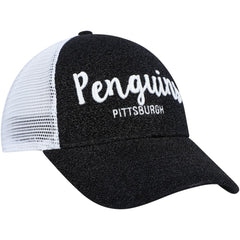 Pittsburgh Penguins '47 Women's Encore MVP Trucker Snapback Hat Black/White