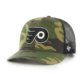 Philadelphia Flyers - '47 Trucker Snapback Hat Camo/Black