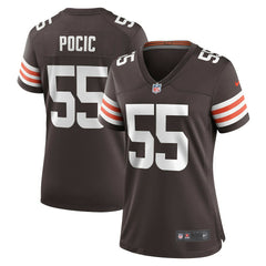 Ethan Pocic Cleveland Browns Women's Game Jersey Brown - Nike