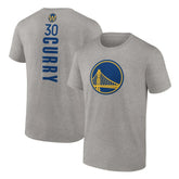NBA - Stephen Curry Golden State Warriors Playmaker Name & Number T-Shirt - Heathered Gray