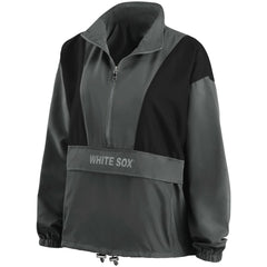 Chicago White Sox WEAR by Erin Andrews Women's Packable Half-Zip Jacket for sale
