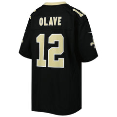 Chris Olave New Orleans Saints Youth Game Jersey Black - Nike