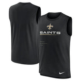 New Orleans Saints Muscle Trainer Tank Top Black - Nike