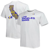 Los Angeles Rams Big & Tall Hometown Collection Hot Shot T-Shirt White - Fanatics