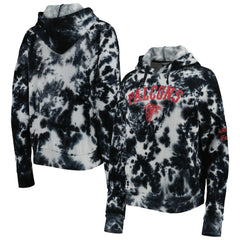 Atlanta Falcons New Era Women's Cloud Dye Fleece Pullover Hoodie Black - NFL