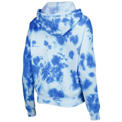 Los Angeles Chargers New Era Women's Cloud Dye Fleece Pullover Hoodie Powder Blue - NFL