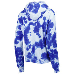 New England Patriots New Era Women's Cloud Dye Fleece Pullover Hoodie Royal - NFL