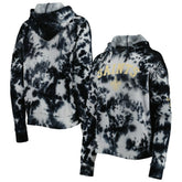 New Orleans Saints New Era Women's Cloud Dye Fleece Pullover Hoodie Black - NFL