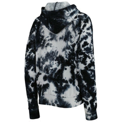 New Orleans Saints New Era Women's Cloud Dye Fleece Pullover Hoodie Black - NFL