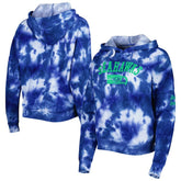Seattle Seahawks New Era Women's Cloud Dye Fleece Pullover Hoodie Royal - NFL