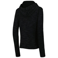 New Orleans Saints New Era Women's Reverse Space-Dye Full-Zip Hoodie Black - NFL