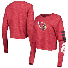 Arizona Cardinals New Era Women's Crop Long Sleeve T-Shirt Cardinal - NFL
