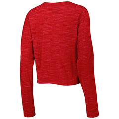 Tampa Bay Buccaneers New Era Women's Crop Long Sleeve T-Shirt Red - NFL