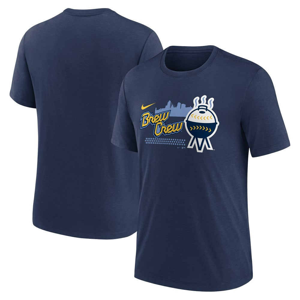 Milwaukee Brewers Nike City Connect Tri-Blend T-Shirt Lifestyle