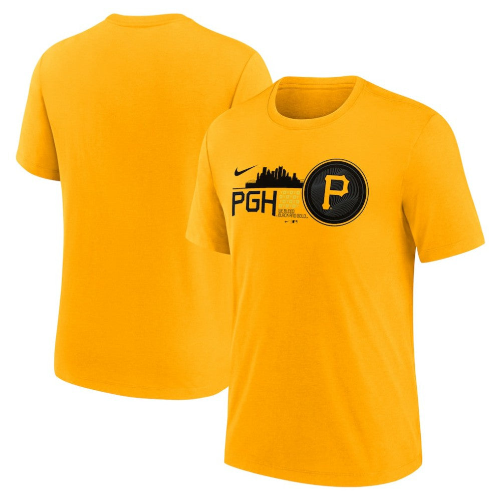 Pittsburgh Pirates Nike City Connect Tri-Blend T-Shirt for sale