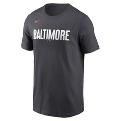 Baltimore Orioles Nike City Connect Wordmark T-Shirt discount