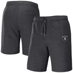 Las Vegas Raiders NFL x Darius Rucker Collection Logo Shorts Heather Charcoal - Fanatics