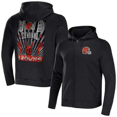 Cleveland Browns NFL x Darius Rucker Collection Rocker Full-Zip Hoodie Black - Fanatics