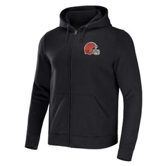 Cleveland Browns NFL x Darius Rucker Collection Rocker Full-Zip Hoodie Black - Fanatics
