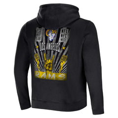 Los Angeles Rams NFL x Darius Rucker Collection Rocker Full-Zip Hoodie Black - Fanatics
