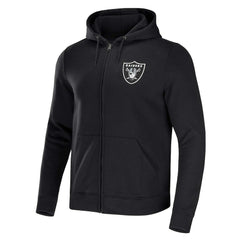 Las Vegas Raiders NFL x Darius Rucker Collection Rocker Full-Zip Hoodie Black - Fanatics