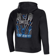 Tennessee Titans NFL x Darius Rucker Collection Rocker Full-Zip Hoodie Black - Fanatics