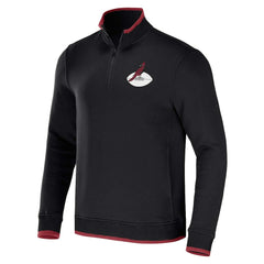 Arizona Cardinals NFL x Darius Rucker Collection Logo Quarter-Zip Top Black - Fanatics