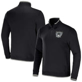 Las Vegas Raiders NFL x Darius Rucker Collection Logo Quarter-Zip Top Black - Fanatics