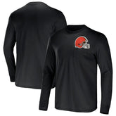 Cleveland Browns NFL x Darius Rucker Collection Team Long Sleeve Pocket T-Shirt Brown - Fanatics