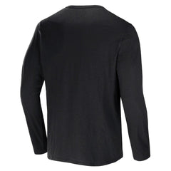 Cleveland Browns NFL x Darius Rucker Collection Slub Jersey Henley Long Sleeve T-Shirt Black - Fanatics