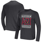 Arizona Cardinals NFL x Darius Rucker Collection Long Sleeve T-Shirt Heathered Charcoal - Fanatics