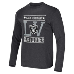 Las Vegas Raiders NFL x Darius Rucker Collection Long Sleeve T-Shirt Heathered Charcoal - Fanatics