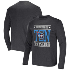 Tennessee Titans NFL x Darius Rucker Collection Long Sleeve T-Shirt Heathered Charcoal - Fanatics