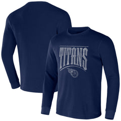 Tennessee Titans NFL x Darius Rucker Collection Long Sleeve Thermal T-Shirt Navy - Fanatics