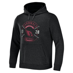 Arizona Cardinals NFL x Darius Rucker Collection Radar Pullover Hoodie Heather Charcoal - Fanatics