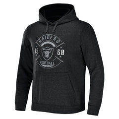 Las Vegas Raiders NFL x Darius Rucker Collection Radar Pullover Hoodie Heather Charcoal - Fanatics