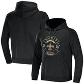 New Orleans Saints NFL x Darius Rucker Collection Radar Pullover Hoodie Heather Charcoal - Fanatics