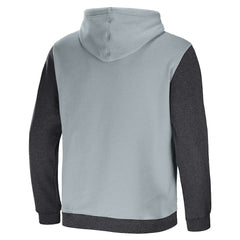 Las Vegas Raiders NFL x Darius Rucker Collection Colorblock Pullover Hoodie Gray/Charcoal - Fanatics