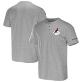 Arizona Cardinals NFL x Darius Rucker Collection Henley T-Shirt Heather Gray - Fanatics