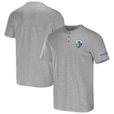 Los Angeles Chargers NFL x Darius Rucker Collection Henley T-Shirt Heather Gray - Fanatics