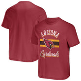 Arizona Cardinals NFL x Darius Rucker Collection Stripe T-Shirt Cardinal - Fanatics