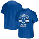 Indianapolis Colts NFL x Darius Rucker Collection Stripe T-Shirt Royal - Fanatics