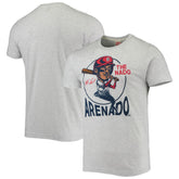 Nolan Arenado St. Louis Cardinals Homage Caricature Tri-Blend T-Shirt Clearance