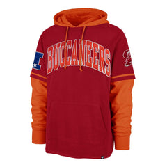 Tampa Bay Buccaneers '47 Shortstop Pullover Hoodie Red - 47 brand