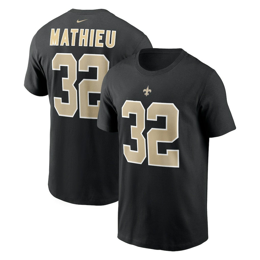 Tyrann Mathieu New Orleans Saints Player Name & Number T-Shirt Black - Nike