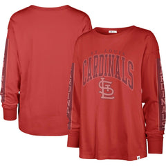 St. Louis Cardinals '47 Women's Statement Long Sleeve T-Shirt discount