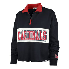 St. Louis Cardinals '47 Women's Remi Quarter-Zip Cropped Top Clearance