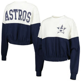 Houston Astros '47 Women's Take Two Bonita Pullover Sweatshirt Clearance
