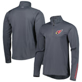Arizona Cardinals MSX by Michael Strahan Half-Zip Pullover Charcoal - NFL